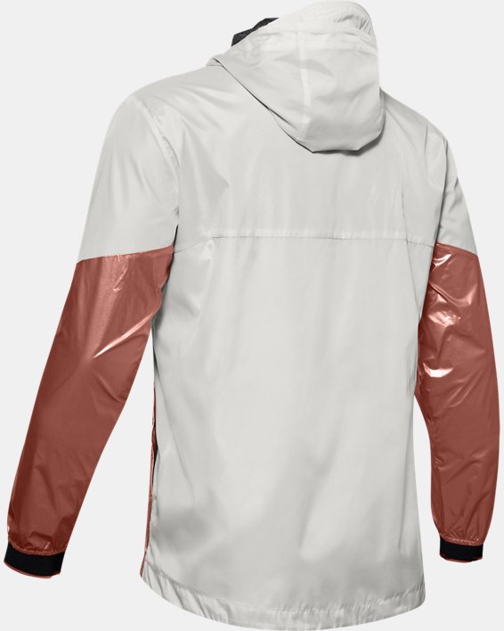 Men's UA RUSH™ Legacy Windbreaker Jacket, White, pdpMainDesktop image number 5